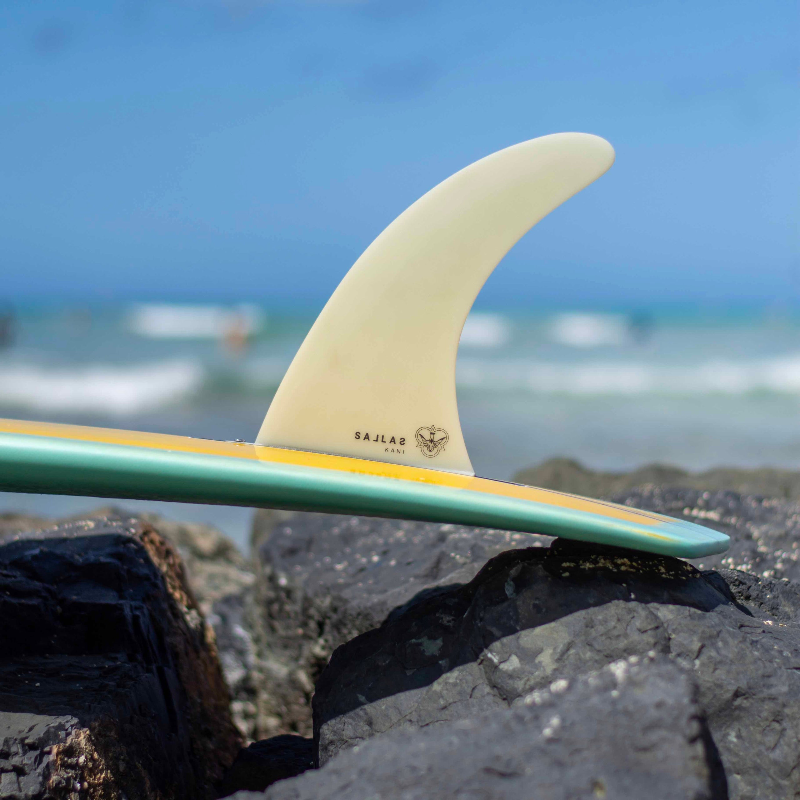 Kani Single Fin White | Kai Sallas Longboard Co.